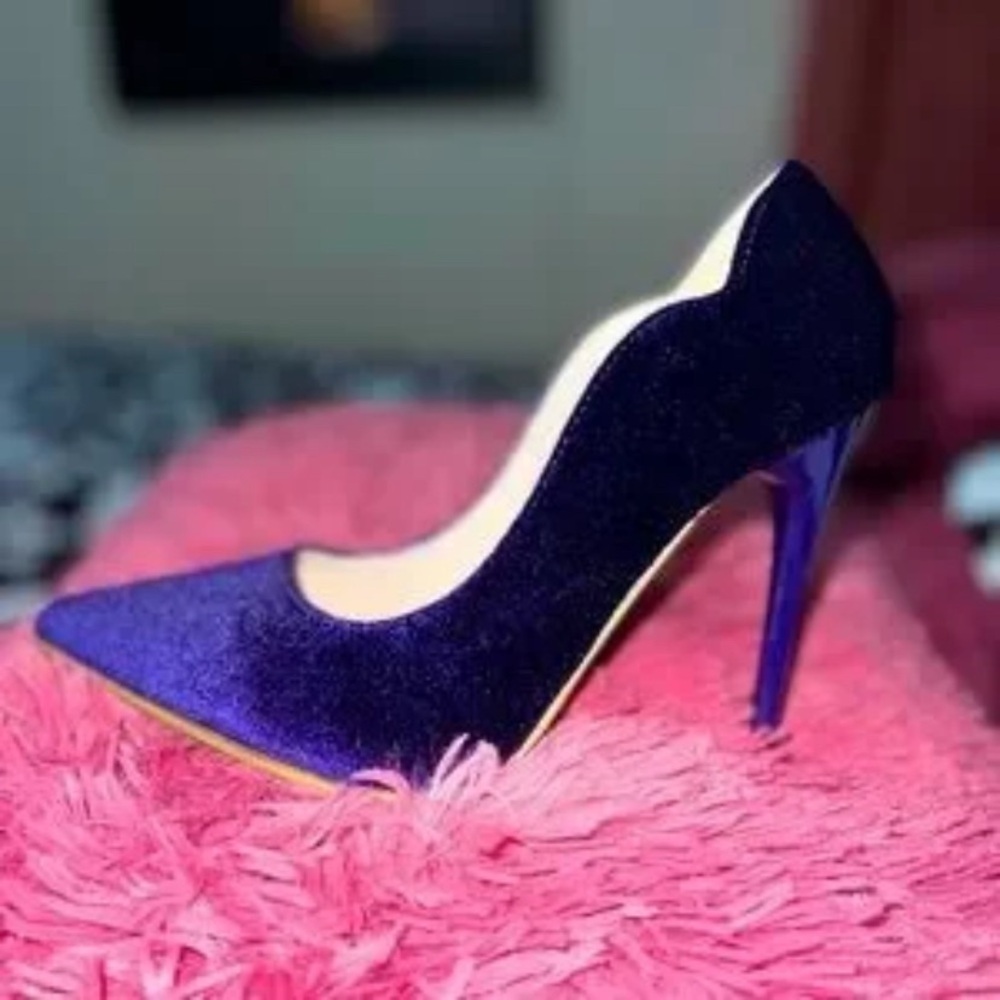 Elegant Purple Women's Stiletto Heels